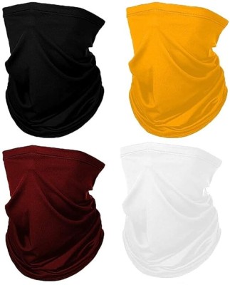 Aryan Hosiery Men & Women, Boys & Girls Solid Bandana(Pack of 4)