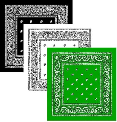 Fashionon Men & Women Printed Bandana(Pack of 3)