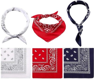 Fashionon Men & Women Printed Bandana(Pack of 3)