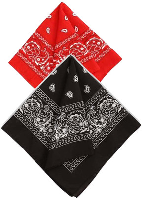 uRock Men, Women, Boys, Girls Printed Bandana(Pack of 2)