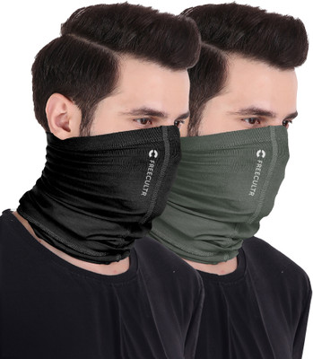FREECULTR Men & Women Solid Bandana(Pack of 2)