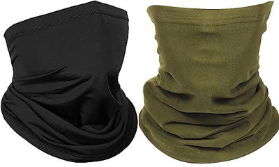 Caiuse Men & Women, Boys & Girls Solid Bandana(Pack of 2)