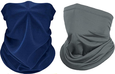 Caiuse Men & Women, Boys & Girls Solid Bandana(Pack of 2)