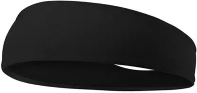 plutoprom Hair - Wide, Quick Dry Running- Workout Headband for Women and Men Head Band(Black)