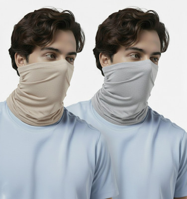 GS FASHION Men & Women Solid Bandana(Pack of 2)