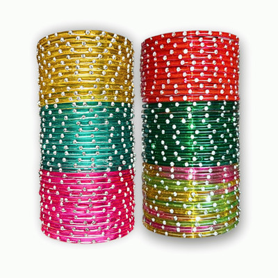 RP BADLAS Glass Zircon Enamel Bangle(Pack of 72)