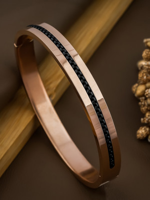 Nikza Exclusive Stainless Steel Gold-plated Kada