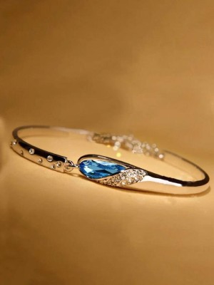 Shining Diva Crystal Crystal Gold-plated Bracelet