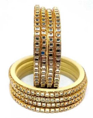 Ha Meem Alloy Gold-plated Bracelet Set(Pack of 8)