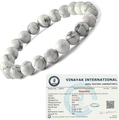 BKJ Howlite Crystal Bracelet