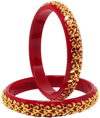 KAMAAKSHI FASHION COLLECTIONS Shell Gold-plated Shakha Pola