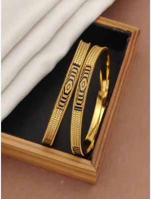 VFA Alloy Gold-plated Bangle Set(Pack of 2)