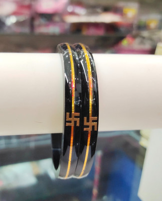LOGIN THE WORLD AND CSC Copper Bangle Set(Pack of 2)
