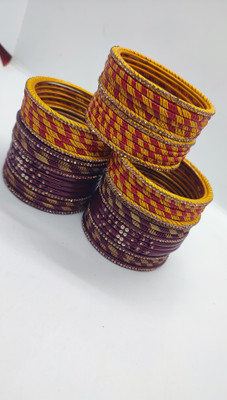 LUCKY SUHAG CHURA Lac Bangle Set(Pack of 48)