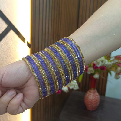 Kaab Glass Bangle Set(Pack of 24)