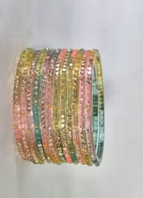 SHALYASS Glass Bangle Set