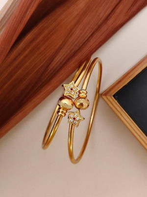 SHIVAY FASHION HUB Alloy Gold-plated Bangle Set