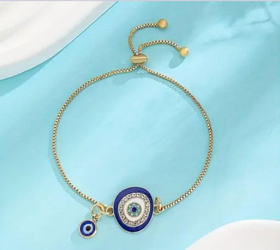 needscollection Brass, Evil Eye Gold-plated Bracelet