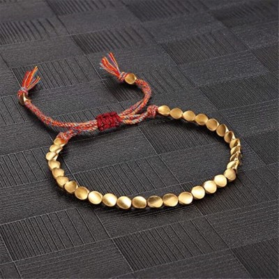 Rhosyn Copper, Dori Beads Gold-plated Bracelet
