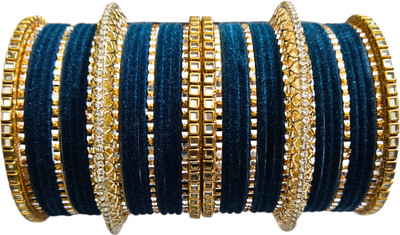 TBK Brass, Alloy Gold-plated Bangle Set(Pack of 10)