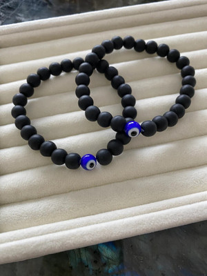 HANDM TRADERS Glass Beads Bracelet Set(Pack of 2)