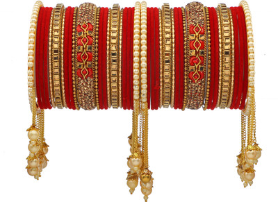 mnd Metal Gold-plated Bangle Set(Pack of 42)