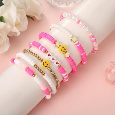 TheVineGirl Alloy Pearl Bracelet Set(Pack of 7)