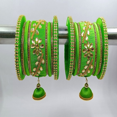 MAHAVEER TRADERS Alloy Bangle Set(Pack of 2)