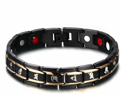 University Trendz Stainless Steel Gold-plated Bracelet