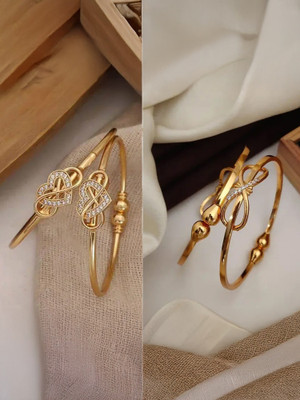 brado jewellery Brass Diamond Brass Bangle(Pack of 4)