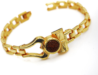 Divine rudras Rudraksha Gold-plated Bracelet