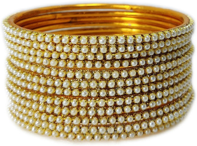 Ammoli Metal Beads Bangle(Pack of 10)