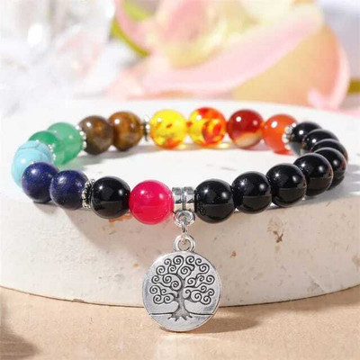 KRYSTALZ Terracotta Tourmaline Charm Bracelet
