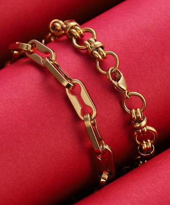 SOHI Alloy Gold-plated Bracelet Set(Pack of 2)