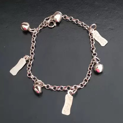 Shiv Jagdamba Metal, Alloy Rhodium Bracelet