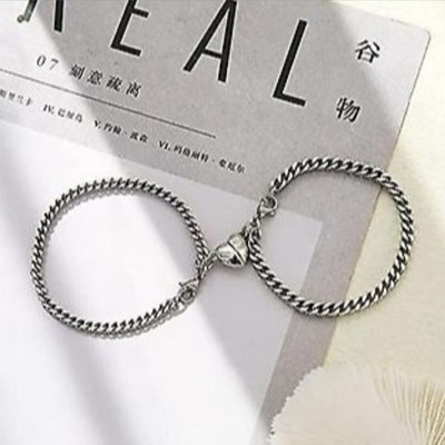 MAATRCHAAYA Alloy Sterling Silver Armlet Set(Pack of 2)