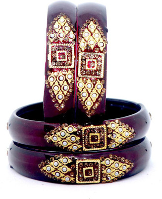RADHA MOHAN EMPIRE Glass Kada(Pack of 4)
