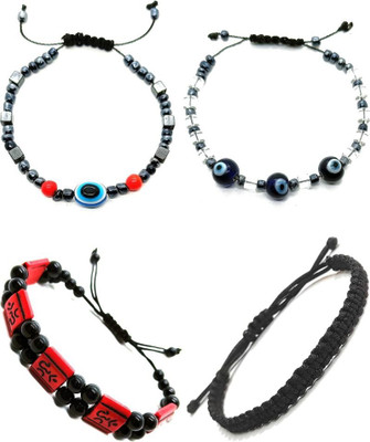 KINGSTYLEIMPEX Metal Charm Bracelet(Pack of 4)
