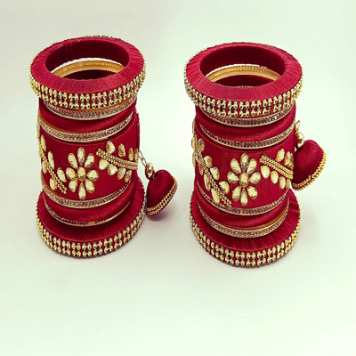 MAHAVEER TRADERS Alloy Bangle Set(Pack of 2)