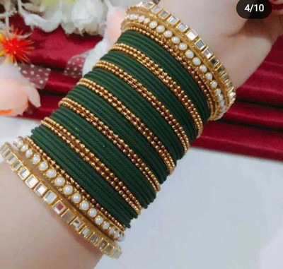 Rajwadi Metal, Alloy Bangle Set(Pack of 40)