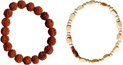 Malas Collection Stone, Wood Bracelet Set(Pack of 2)
