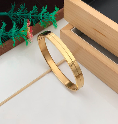 MAME CREATION Stainless Steel Gold-plated Kada