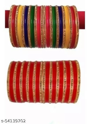 ishika Plastic Zircon Bangle Set(Pack of 2)