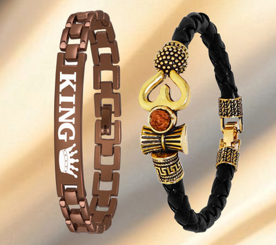 SUBERA Alloy Titanium Bracelet Set(Pack of 2)