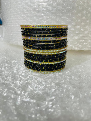 Bluebird Glass Bangle Set(Pack of 18)