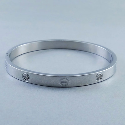 brado jewellery Brass Diamond Silver Kada