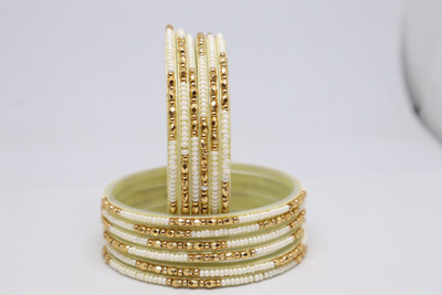 chirag Glass Bangle(Pack of 10)