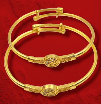 Harsh Z house Lucknow Copper Gold-plated Bangle(Pack of 2)