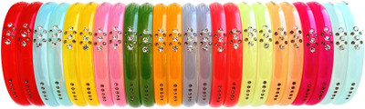 hand kkrafts Plastic Bangle Set(Pack of 24)