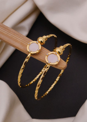 RARE ONE STUDIO Alloy Gold-plated Bangle Set(Pack of 2)